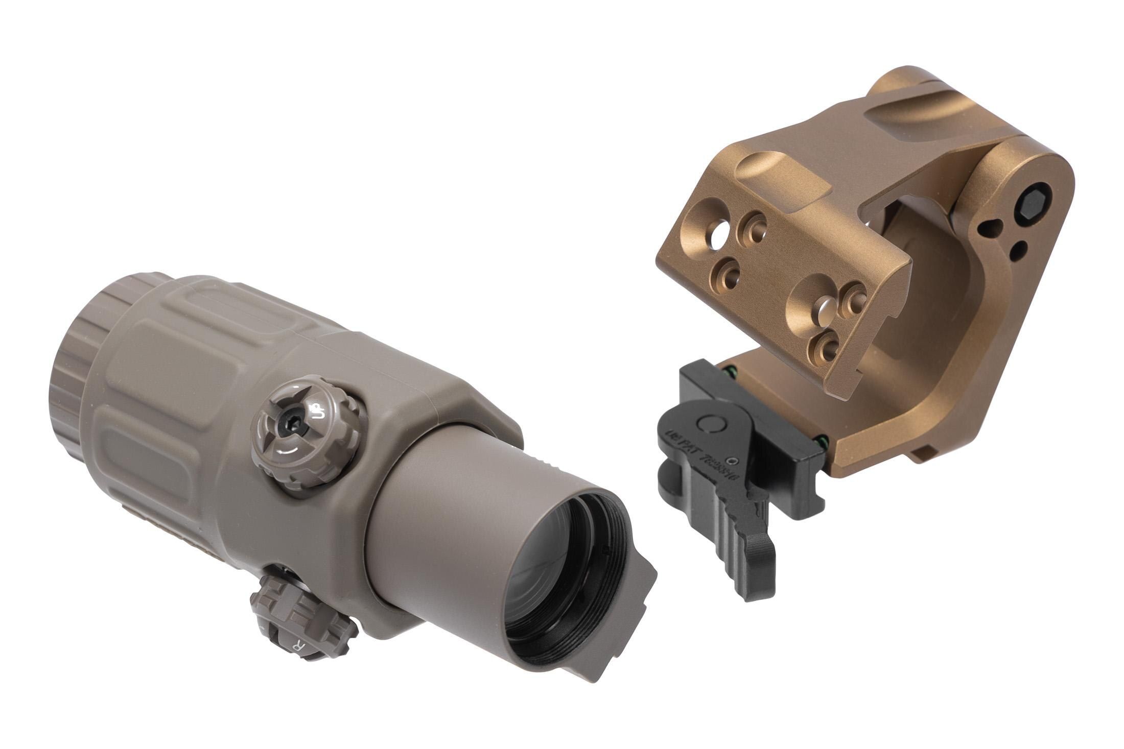 EOTECH Tan G33 3X Magnifer & FDE Unity Tactical OMNI Mount